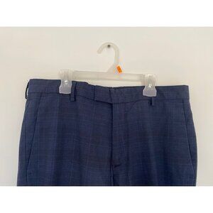 Men's Navy Blue Tailored Pants